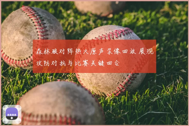 森林狼对阵热火原声录像回放 展现攻防对抗与比赛关键回合