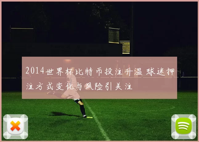 2014世界杯比特币投注升温 球迷押注方式变化与风险引关注